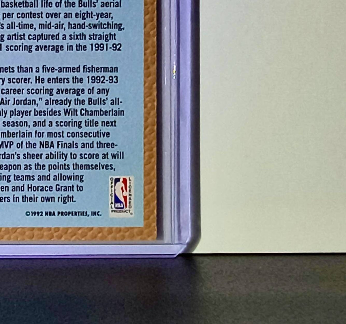Michael Jordan 1992-93 Fleer League Leader #238 Basketball Card Chicago Bulls