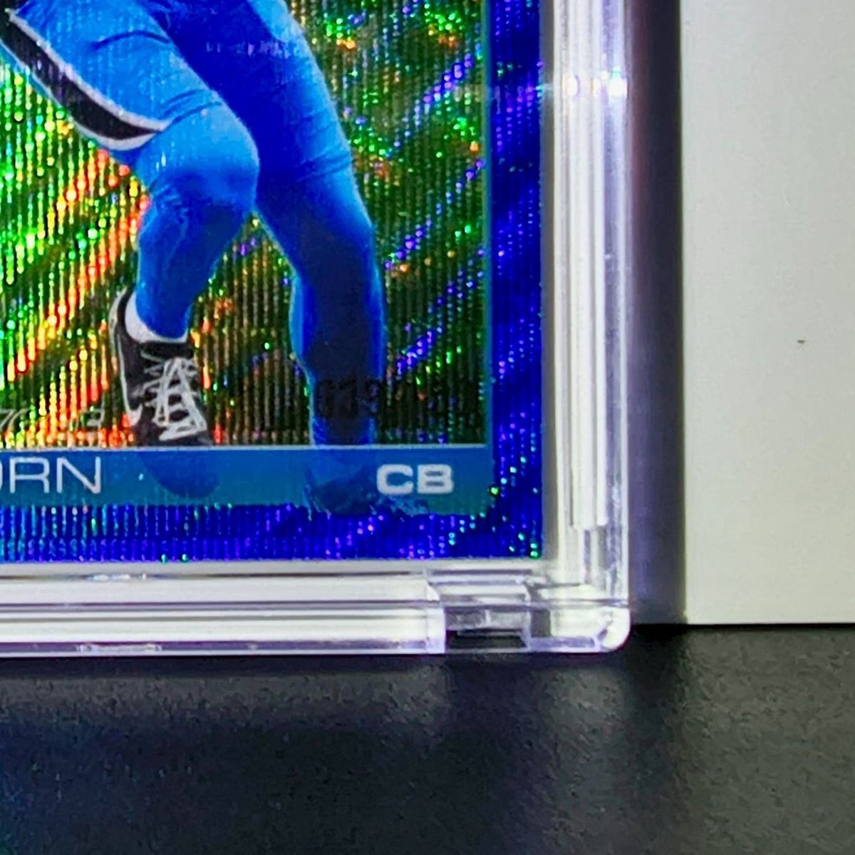 Jaycee Horn 2025 NFL Topps Chrome Blue Refractor #41 Football Card 039/150