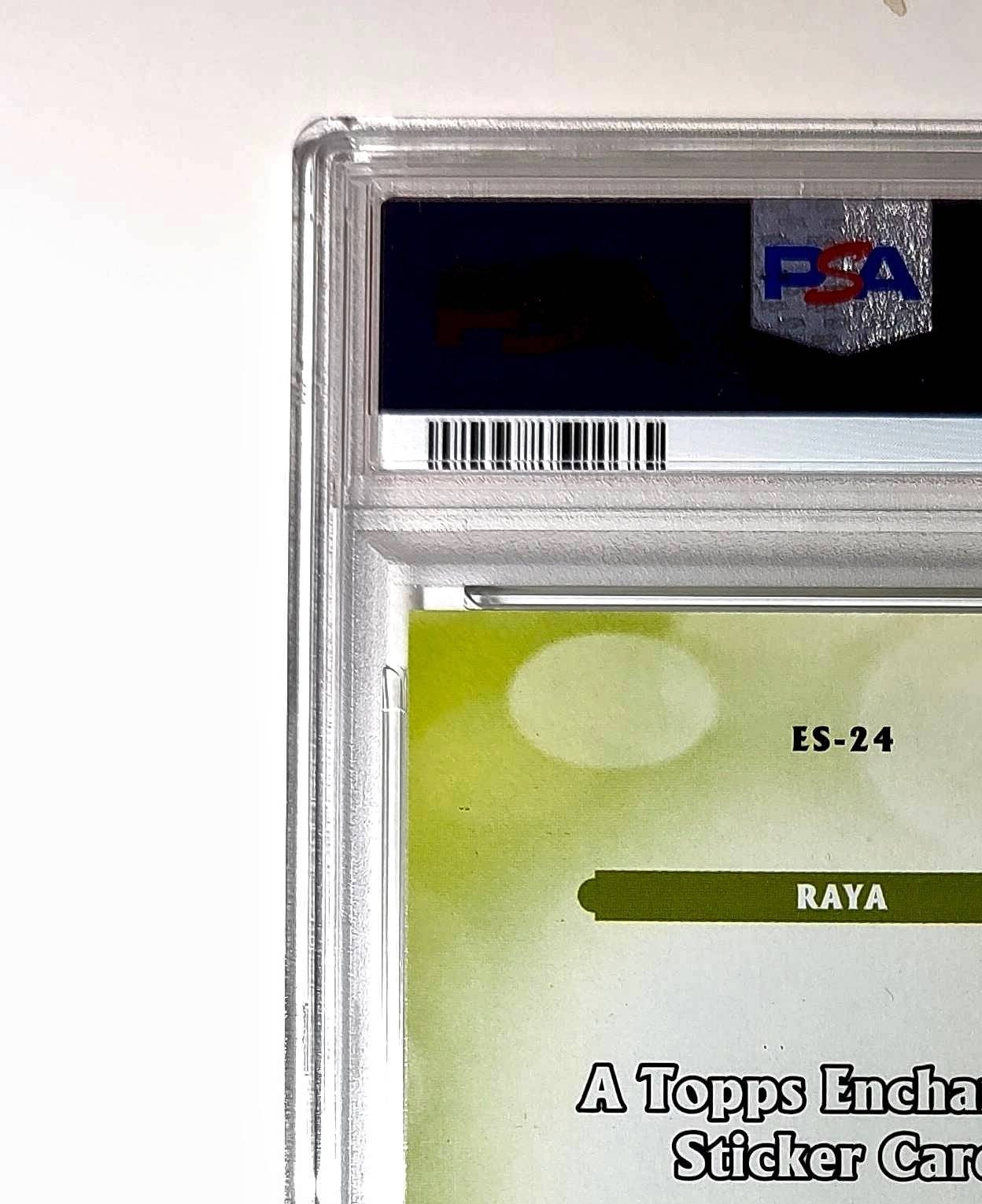 Raya 2025 Topps Disney #ES-24 Enchanted Sticker Card PSA 10