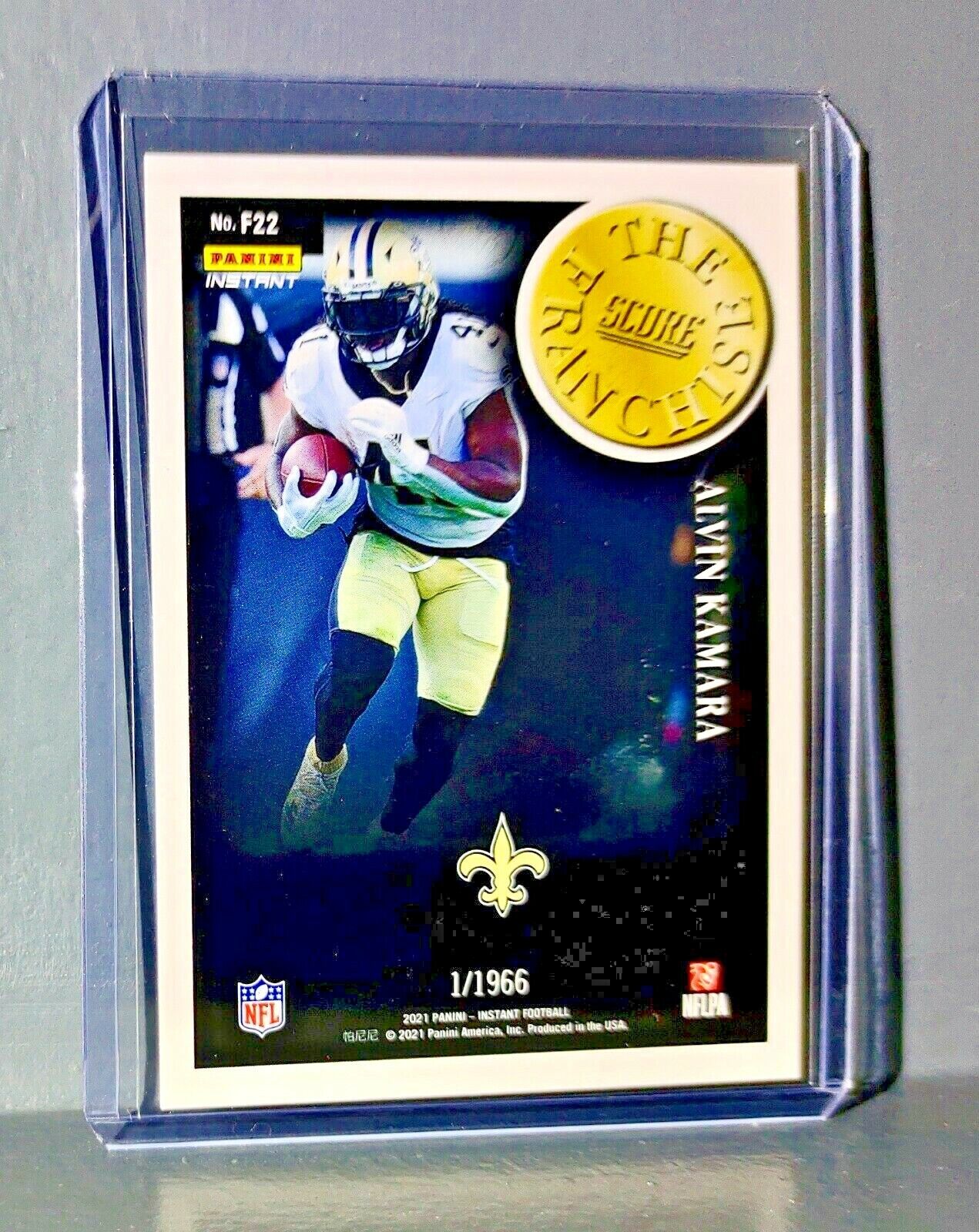 Alvin Kamara 2021 Panini NFL Score The Franchise #22 Card 1/1966