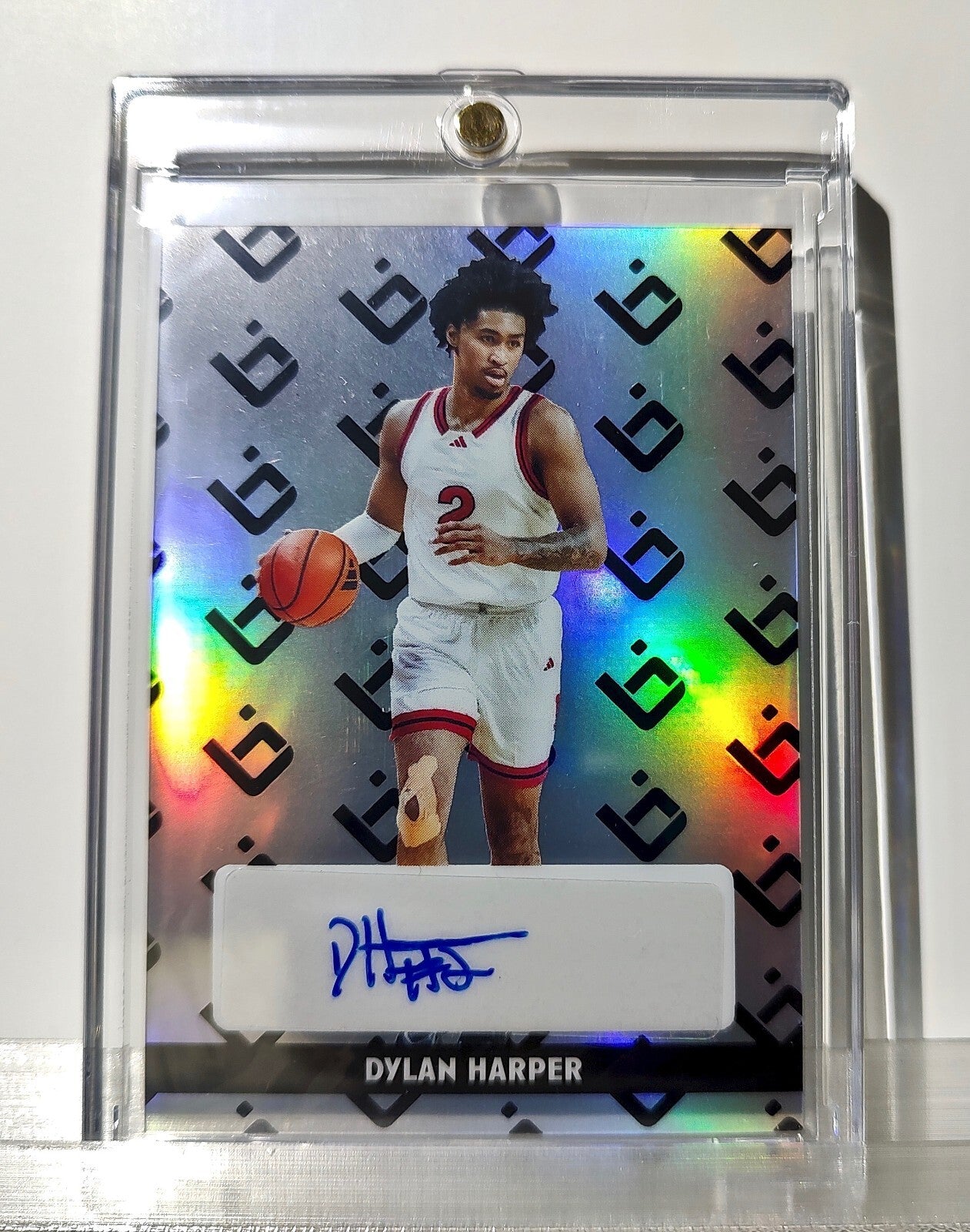 Dylan Harper Autograph 2025 Leaf #BILA-DH1 Signed Basketball Card 296/597