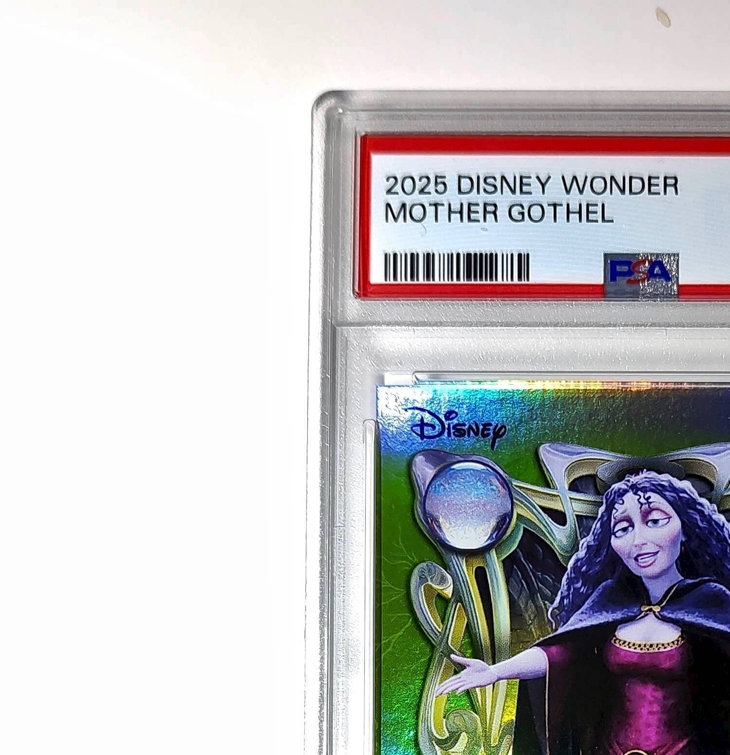 Mother Gothel 2025 Topps Disney Wonder #181 Card Tangled PSA 8 NM-MT