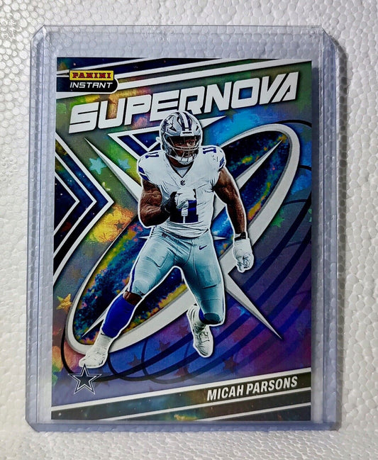 Micah Parsons 2023 Panini NFL #22 Supernova Football Card Dallas Cowboys 1/481