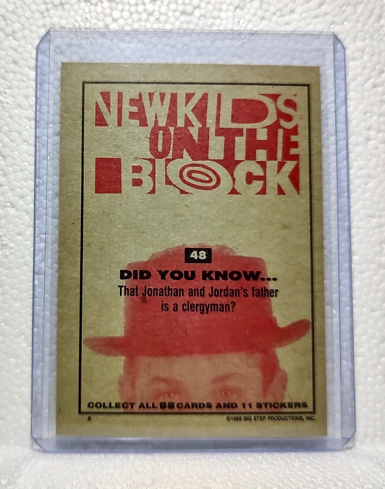 Did You Know 1989 New Kids on the Block #48 Trading Card