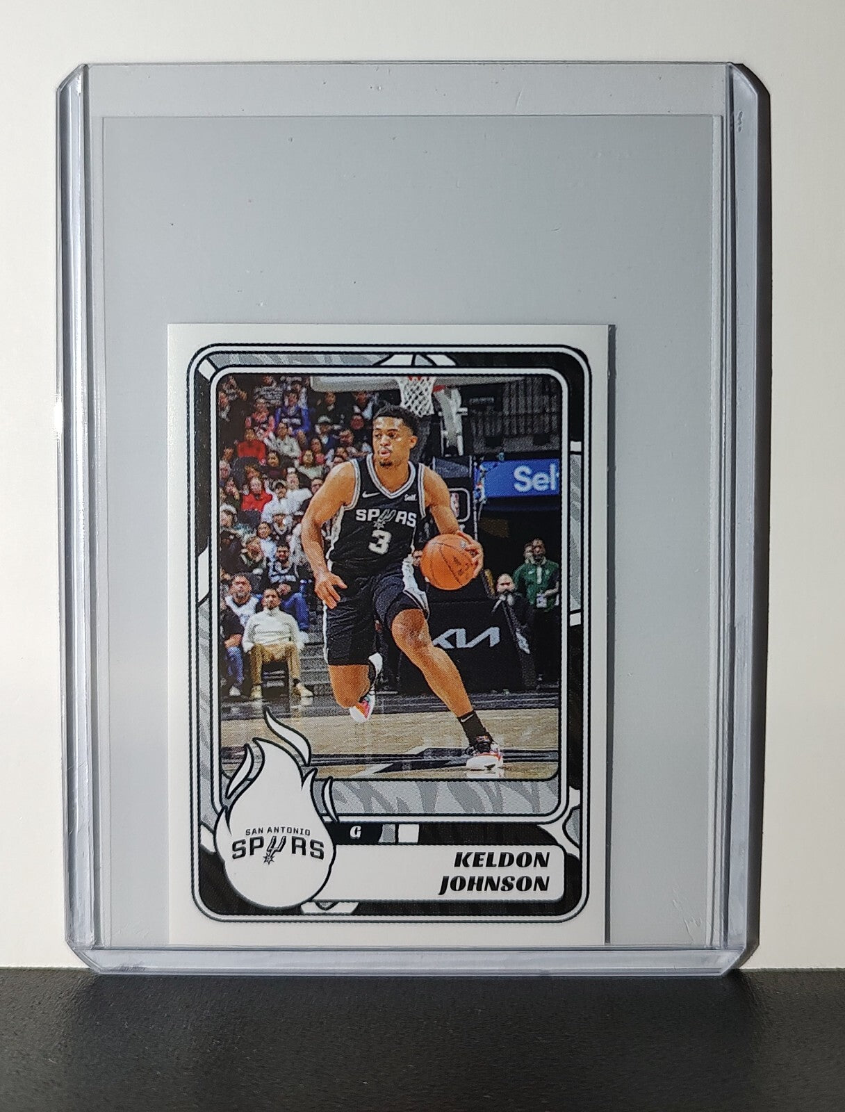 Keldon Johnson 2024-25 Panini NBA #465 Sticker Card San Antonio Spurs