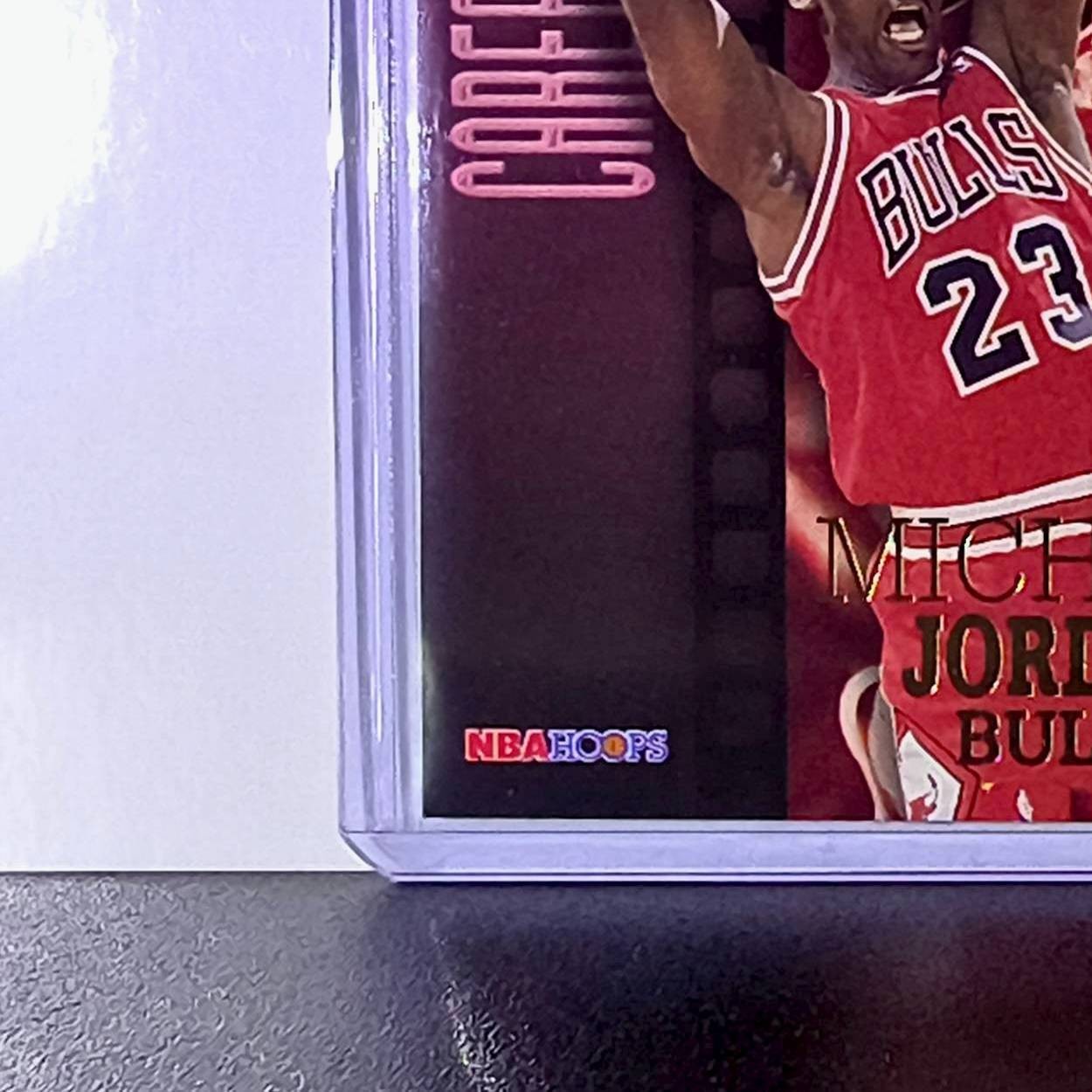 Michael Jordan 1996-97 NBA Hoops Career Best Game #335 Card Chicago Bulls