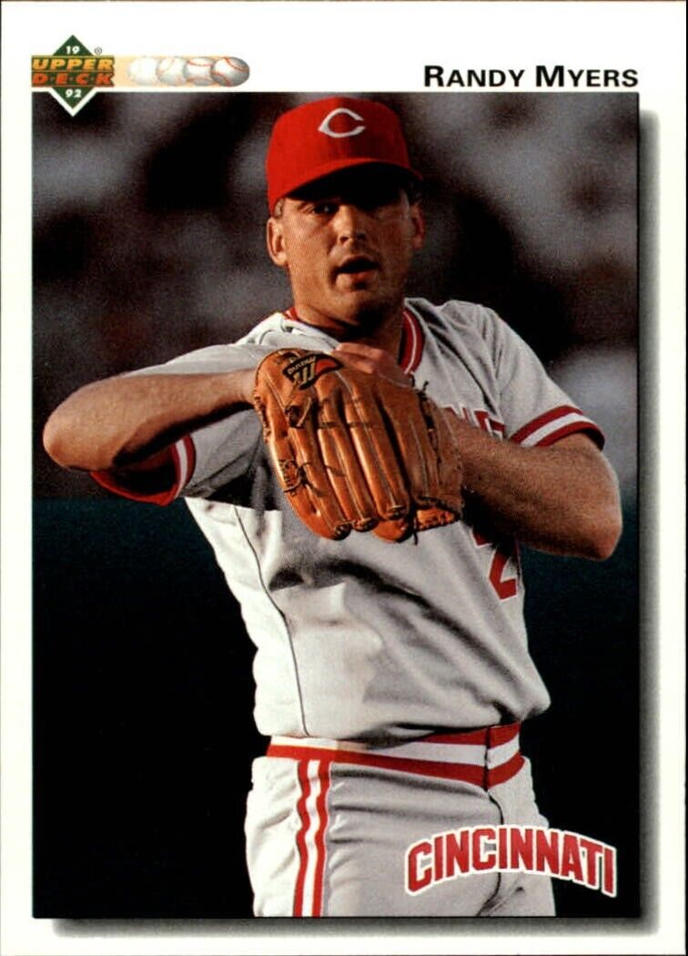 Randy Myers 1992 Upper Deck MLB #278 Baseball Card Cincinnati Reds