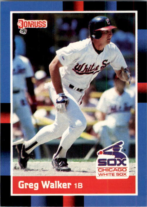 1988 Greg Walker Donruss Baseball Card #162