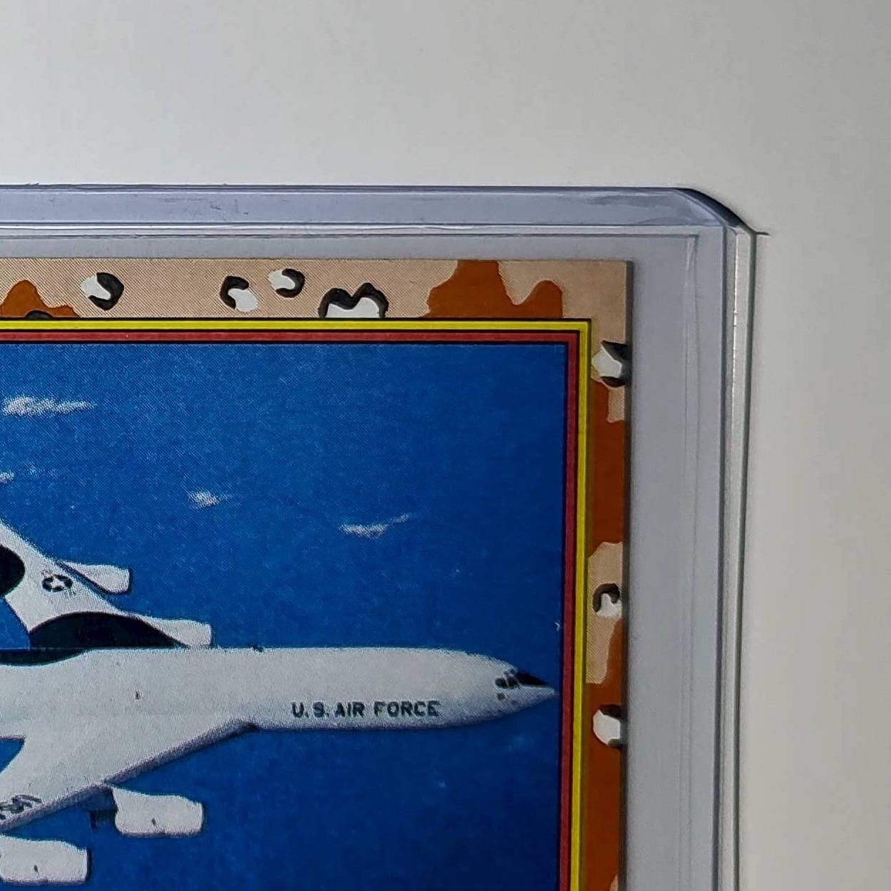The Sentry – An E-3A AWACS 1991 Topps Desert Storm #33 Card
