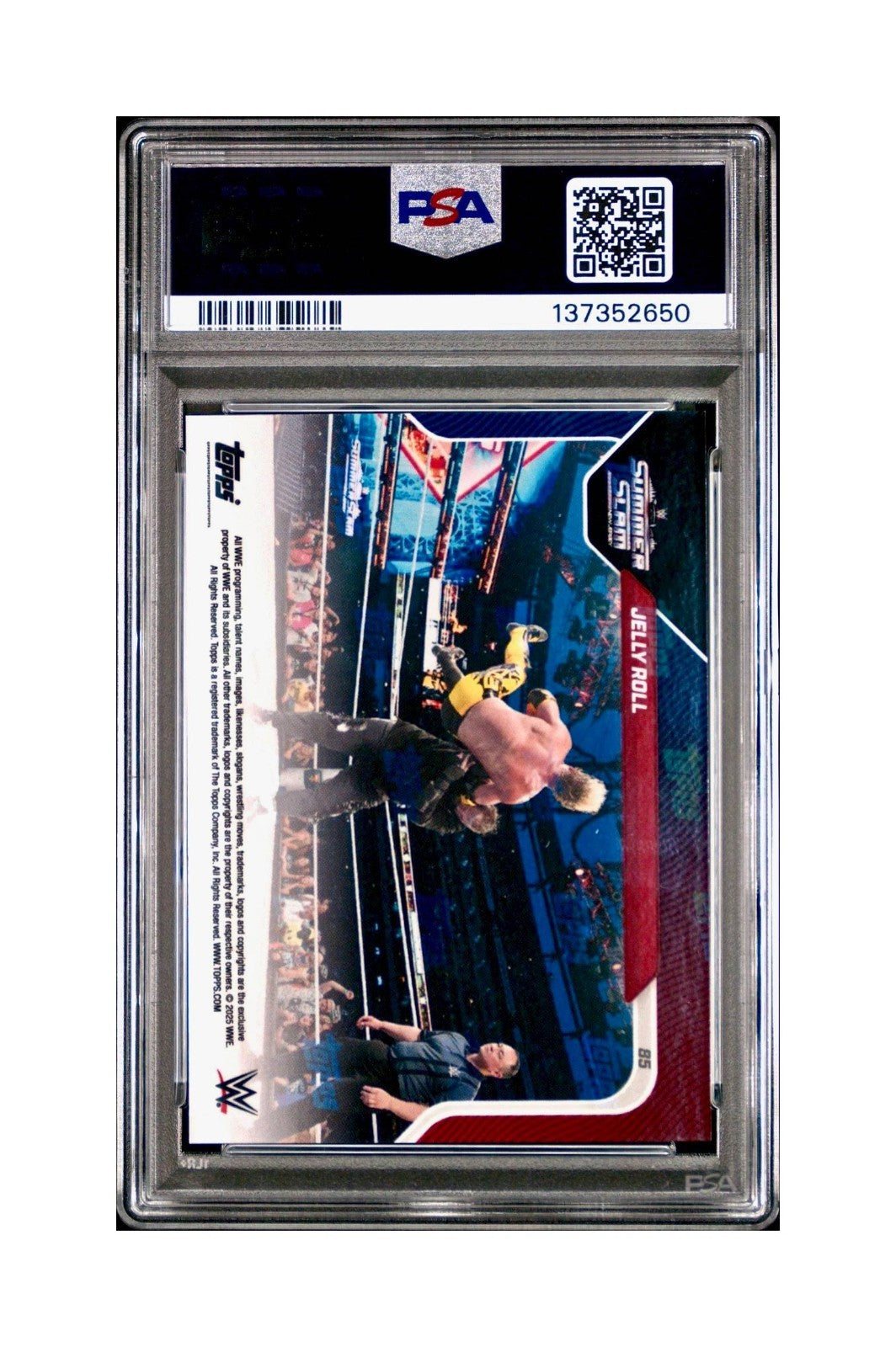 Jelly Roll 2025 Topps Now WWE #85 PSA 10 Gem Mint