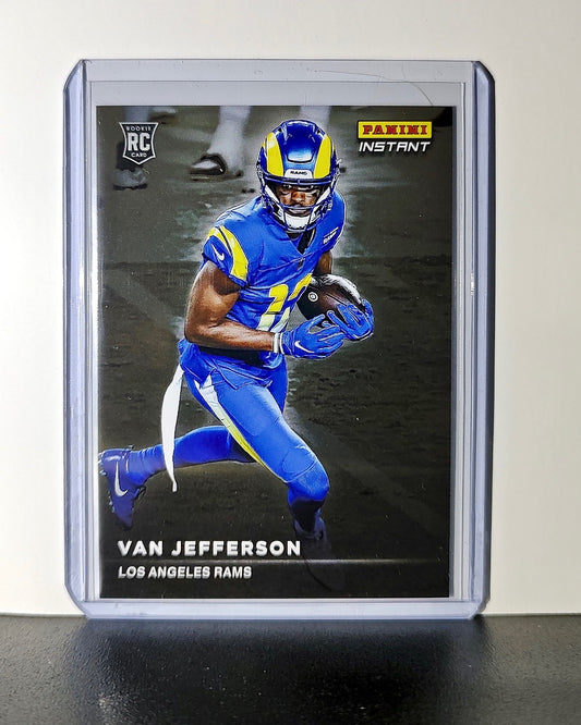 Van Jefferson Rookie 2020 Panini NFL #32 Rookie Spotlight Card Los Angeles Rams