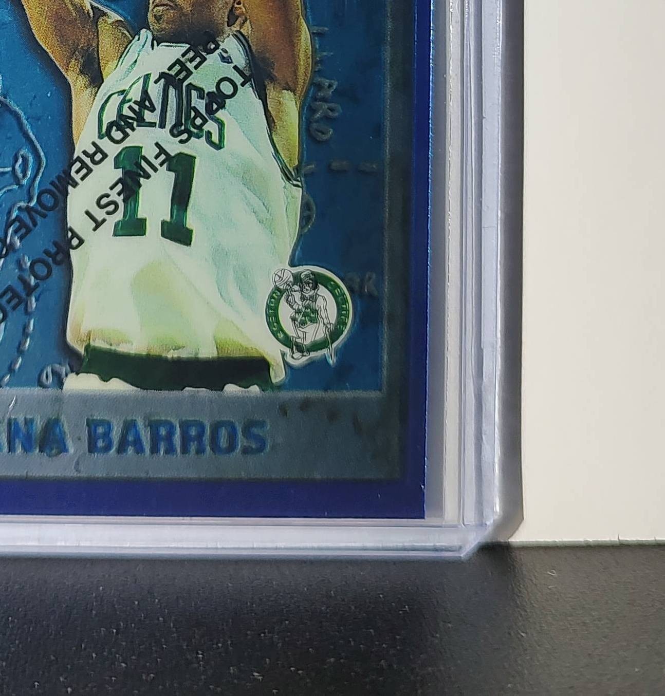 Dana Barros 1995-96 Topps Finest NBA #181 Card Boston Celtics