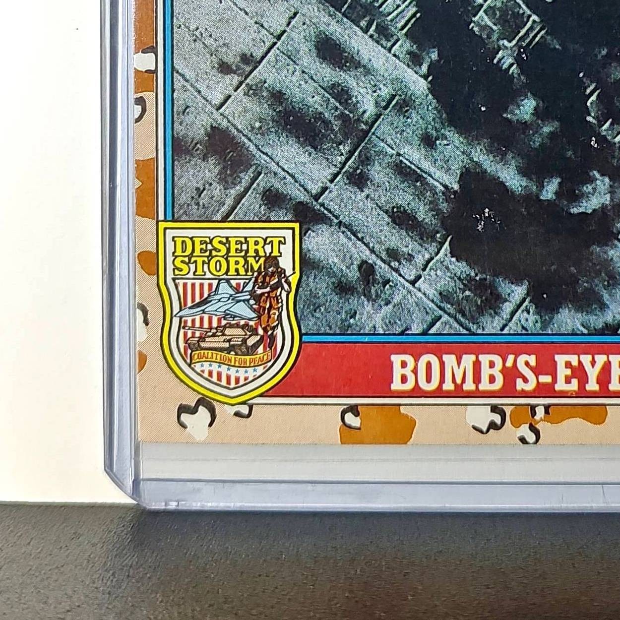 Bomb’s-Eye View 1991 Topps Desert Storm #165 Card
