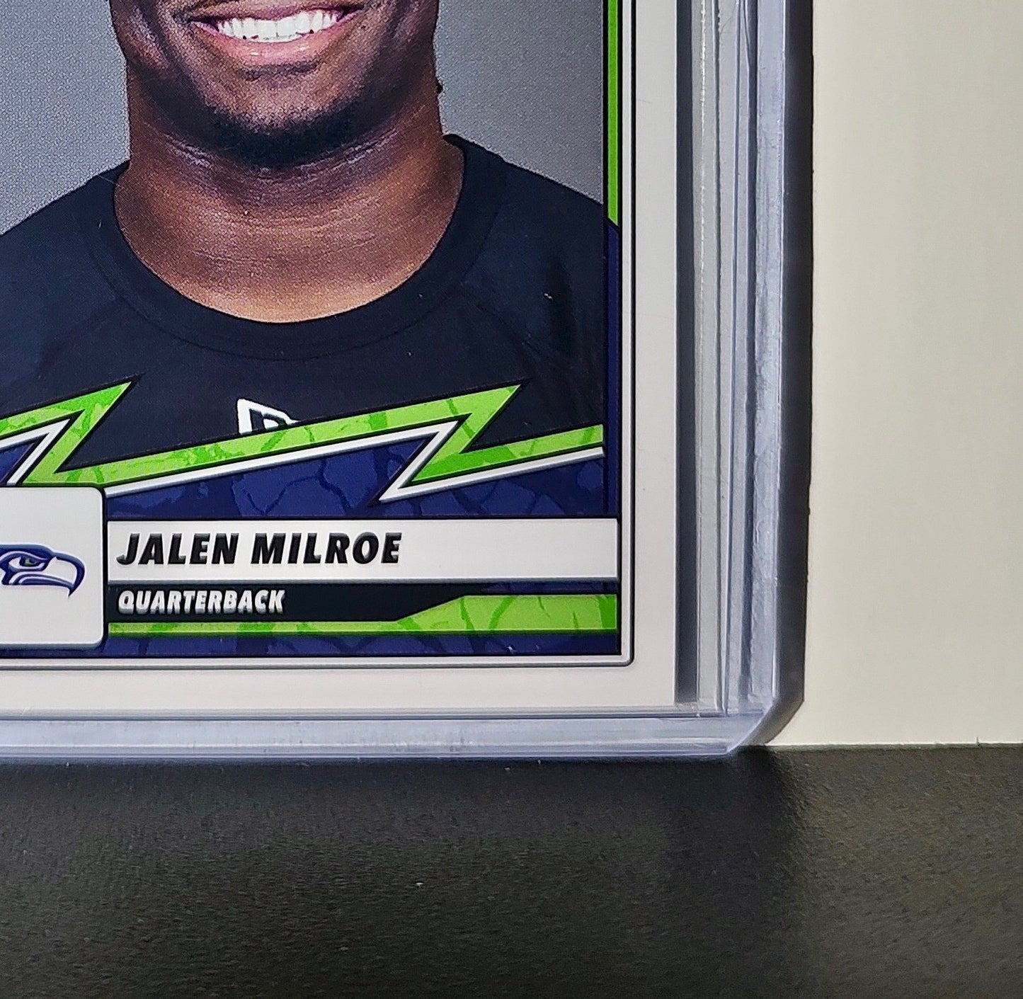 Jalen Milroe Rookie 2025 Panini NFL #95 Sticker Card Seattle Seahawks