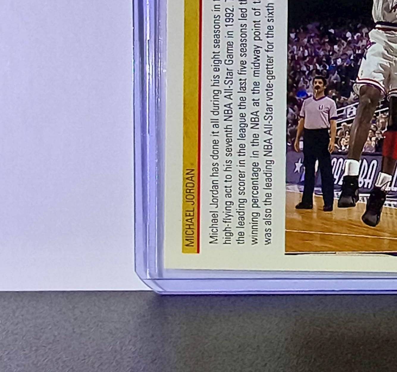 Michael Jordan 1991-92 Upper Deck All-Star #452 Basketball Card Chicago Bulls