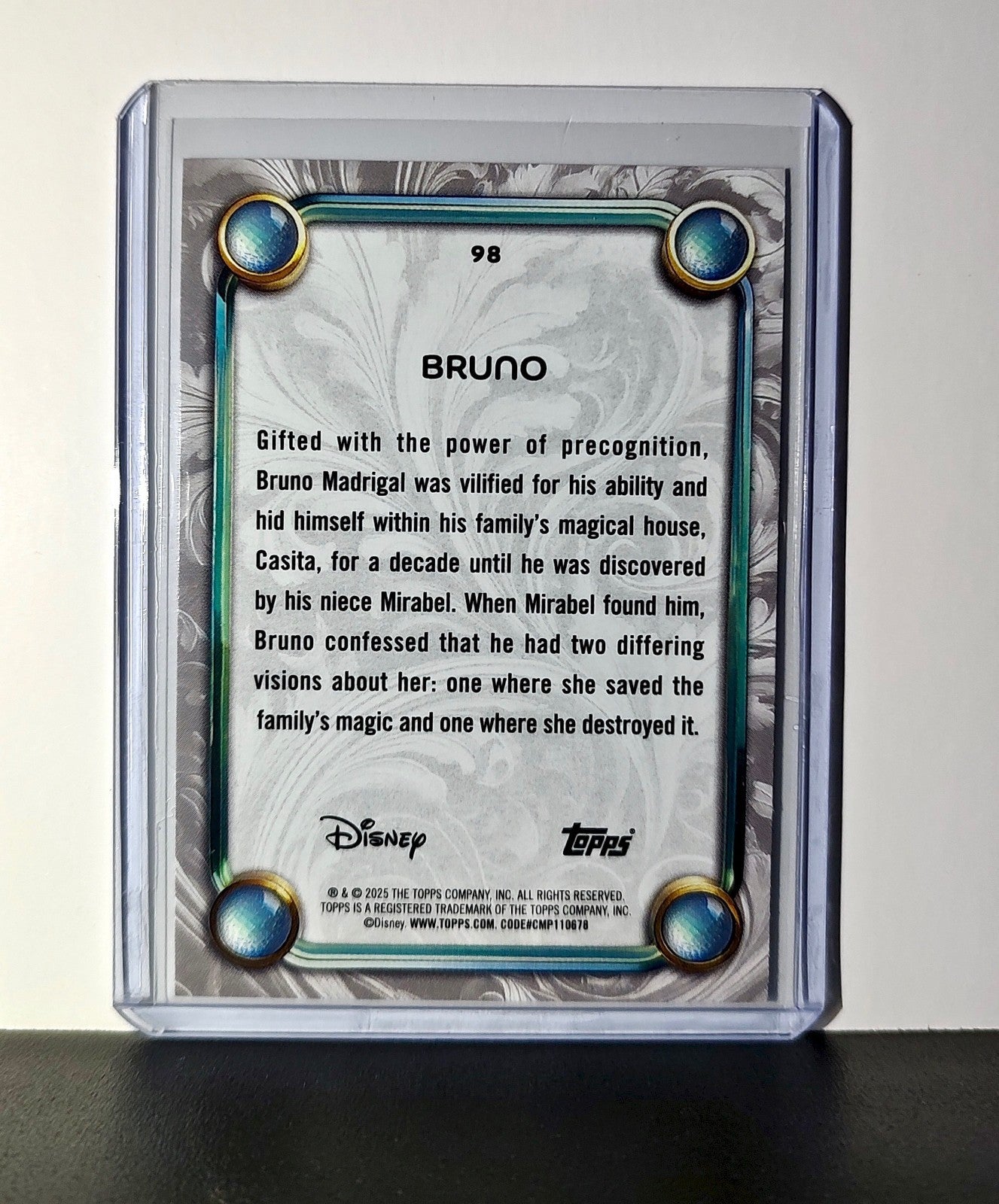 Bruno 2025 Topps Disney Wonder #98 Card Encanto