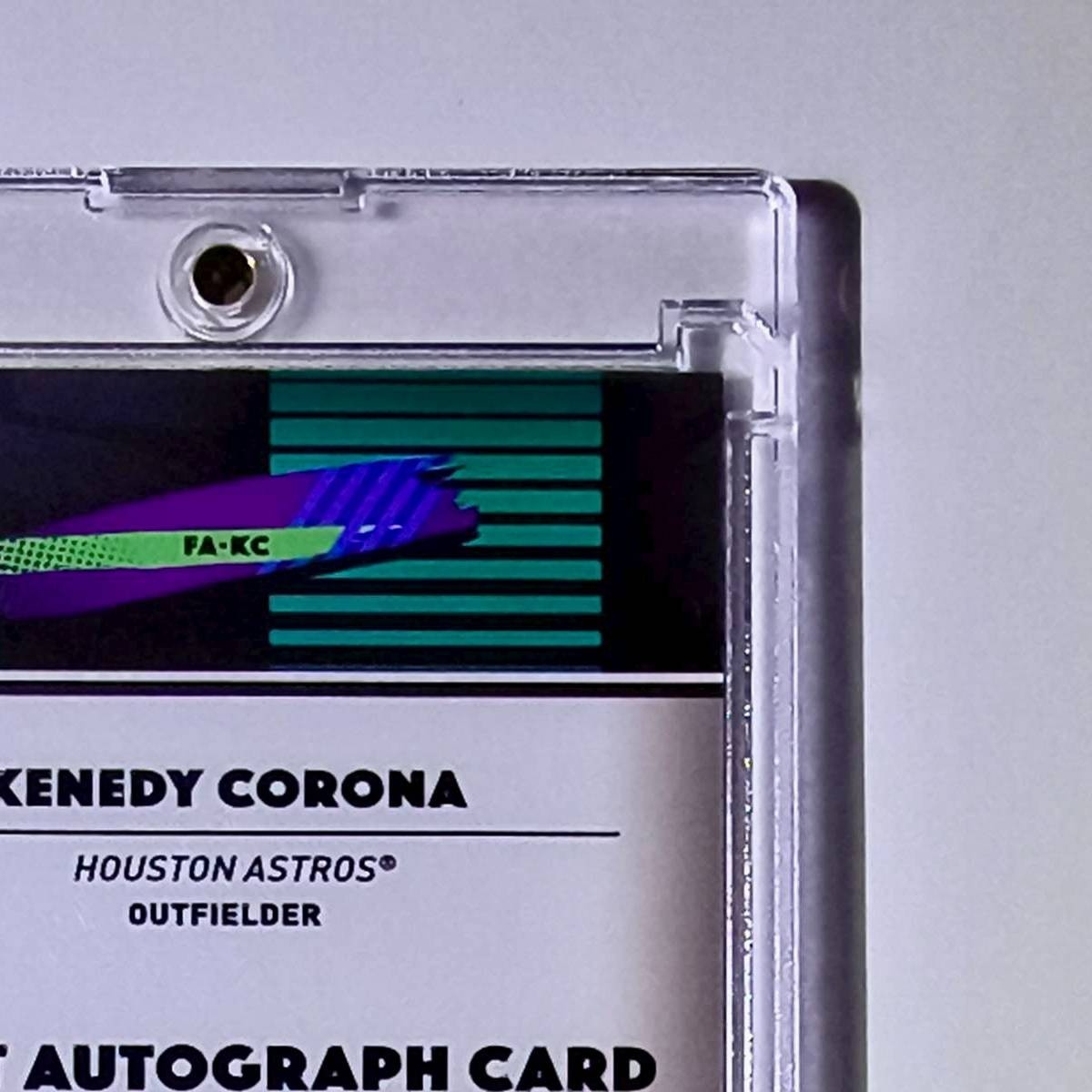Kenedy Corona Rookie 2026 MLB Topps Finest FA-KC Autograph Refractor Card 56/150
