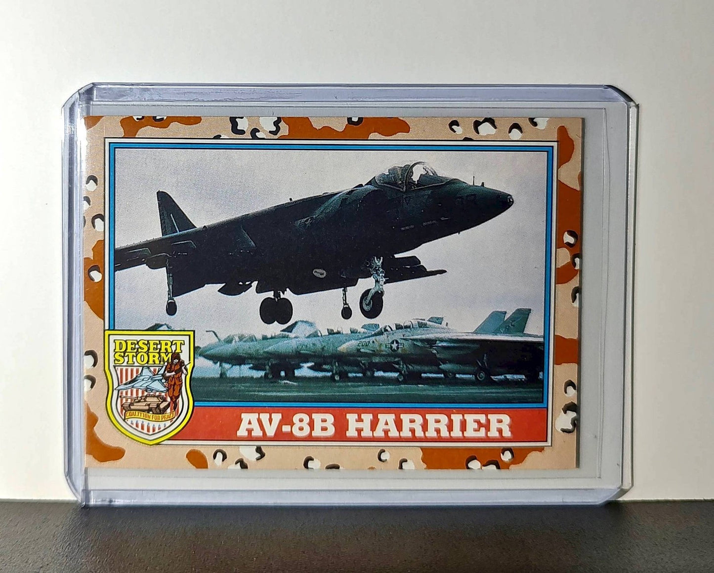 AV-8B Harrier 1991 Topps Desert Storm #136 Card