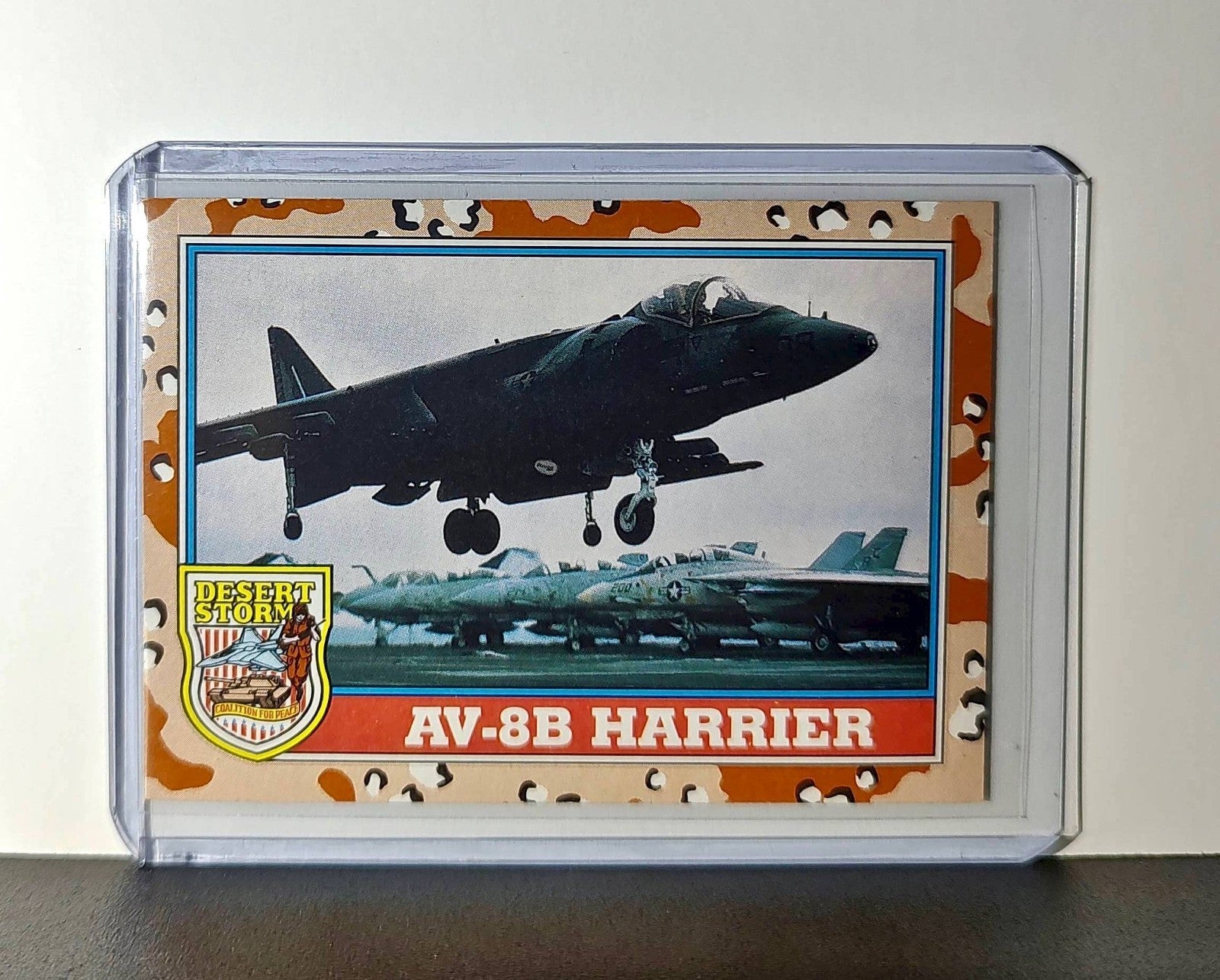 AV-8B Harrier 1991 Topps Desert Storm #136 Card