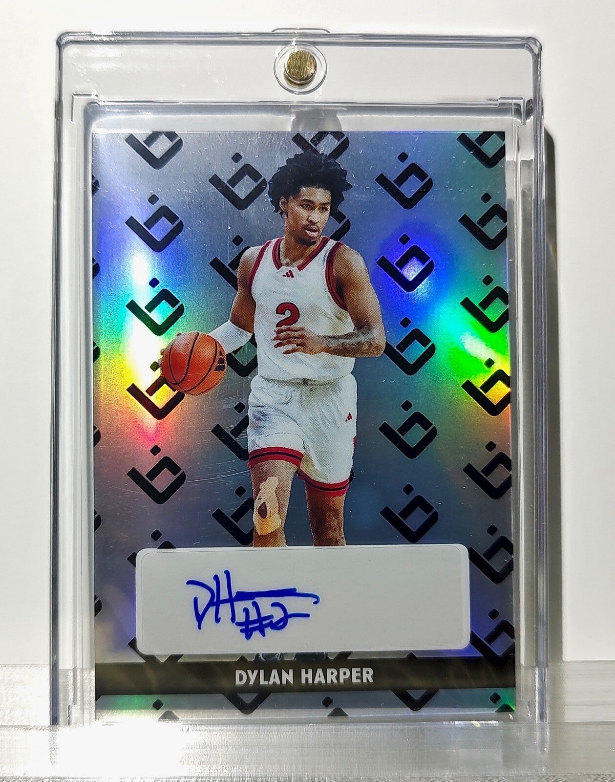Dylan Harper Autograph 2025 Leaf #BILA-DH1 Signed Basketball Card 380/597