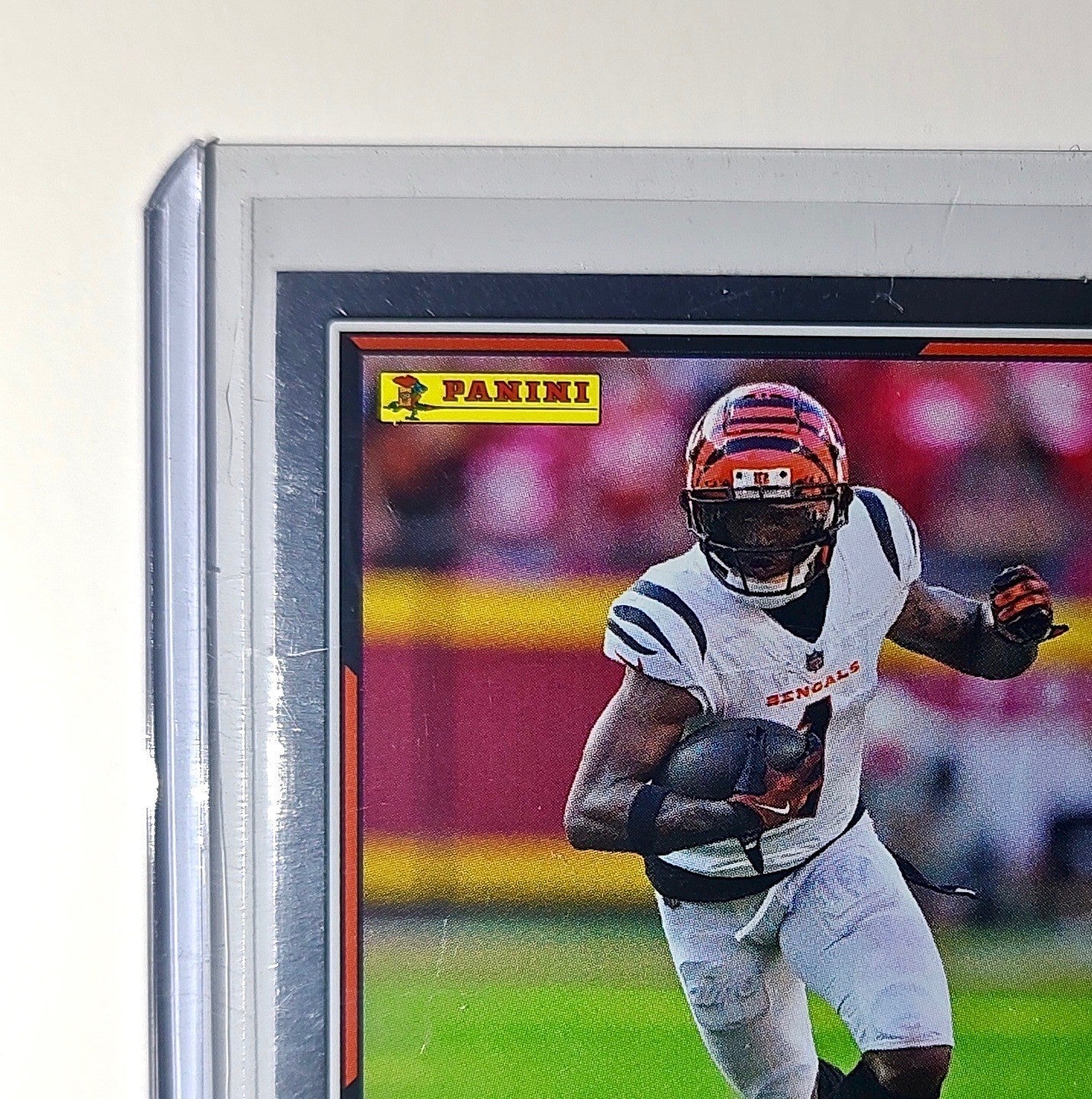 Ja’Marr Chase 2025 Panini NFL #46 Foil Sticker Card Cincinnati Bengals