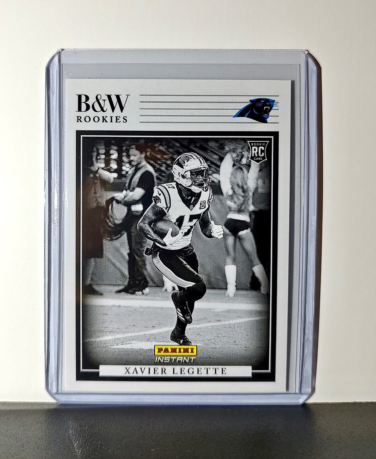 Xavier Legette 2024 Panini NFL #24 Black & White Rookies Card Panthers 1 of 680