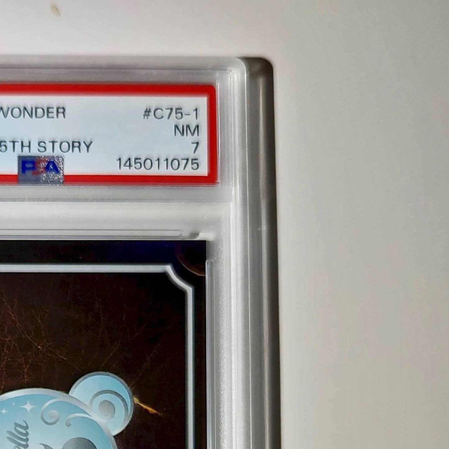 Cover 2025 Topps Disney Wonder #C75-1 Card Cinderella 75th Story PSA 7