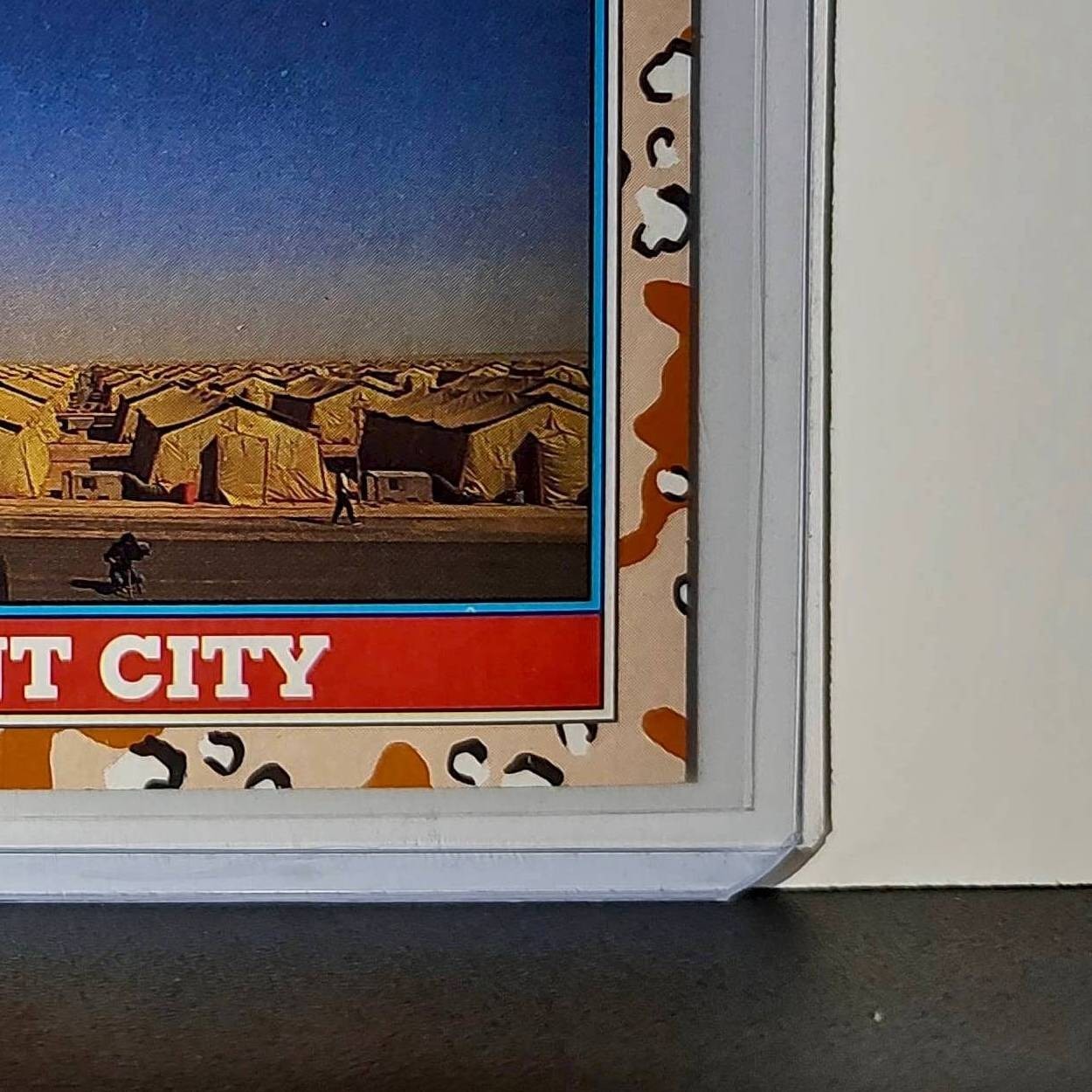 Tent City 1991 Topps Desert Storm #175 Card