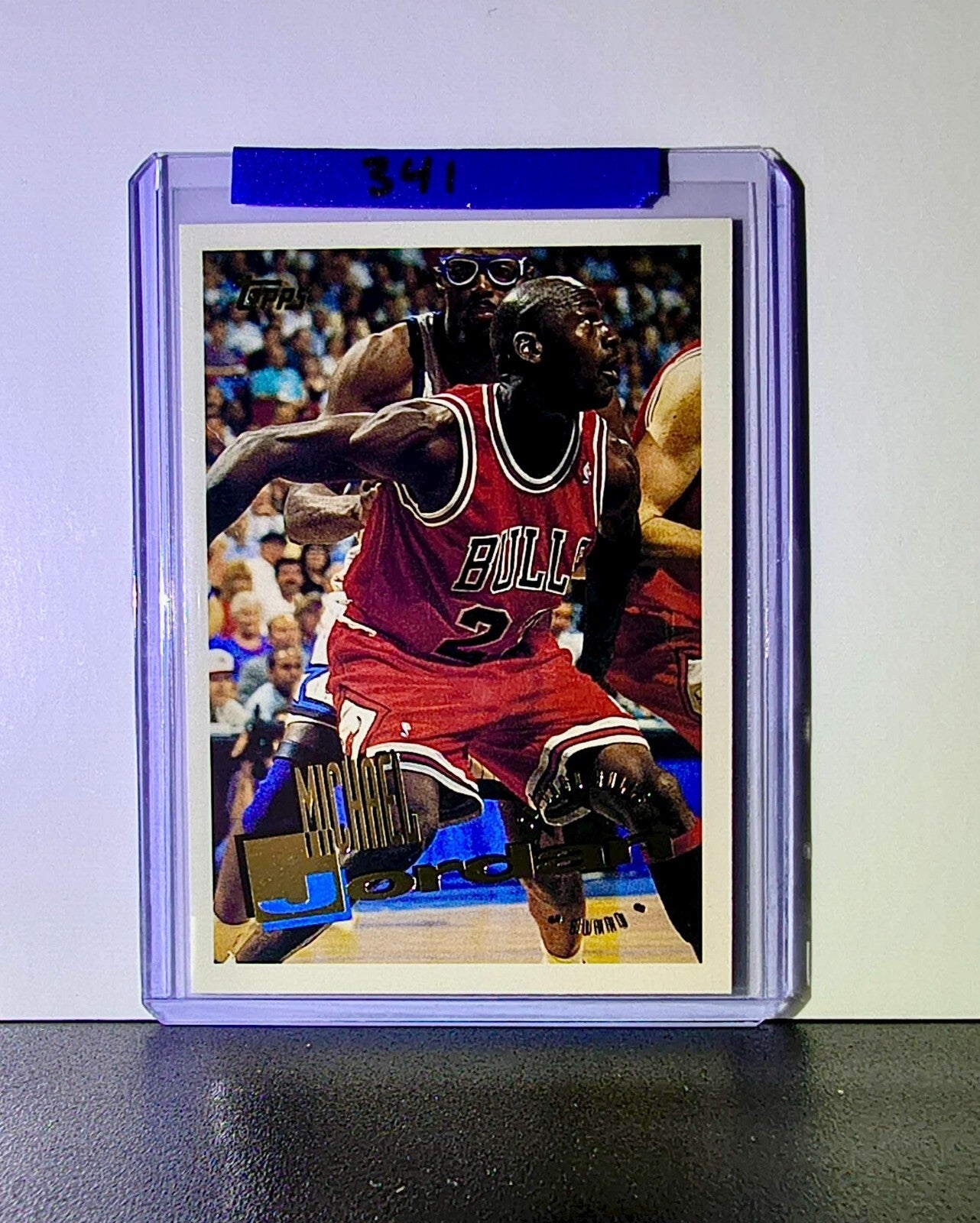 Michael Jordan 1995-96 Topps #277 Basketball Card Chicago Bulls