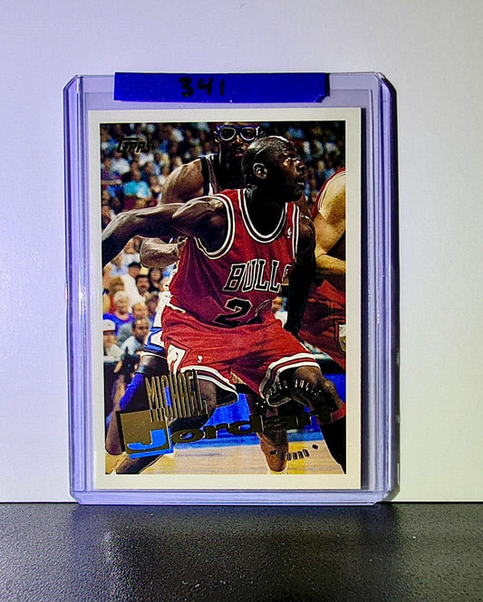 Michael Jordan 1995-96 Topps #277 Basketball Card Chicago Bulls