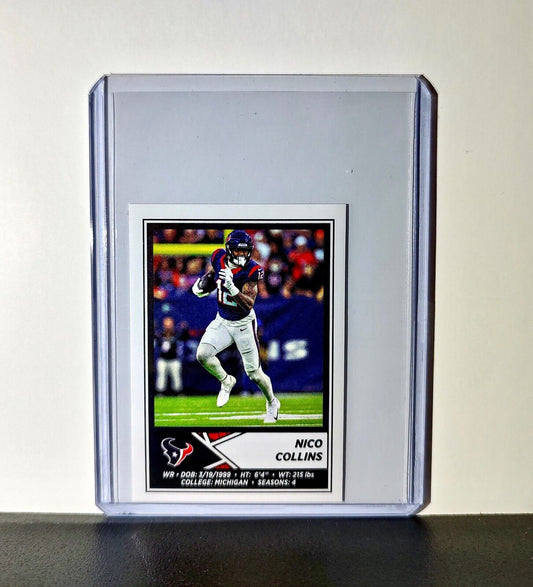 Nico Collins 2024 Panini NFL Sticker #174 Houston Texans