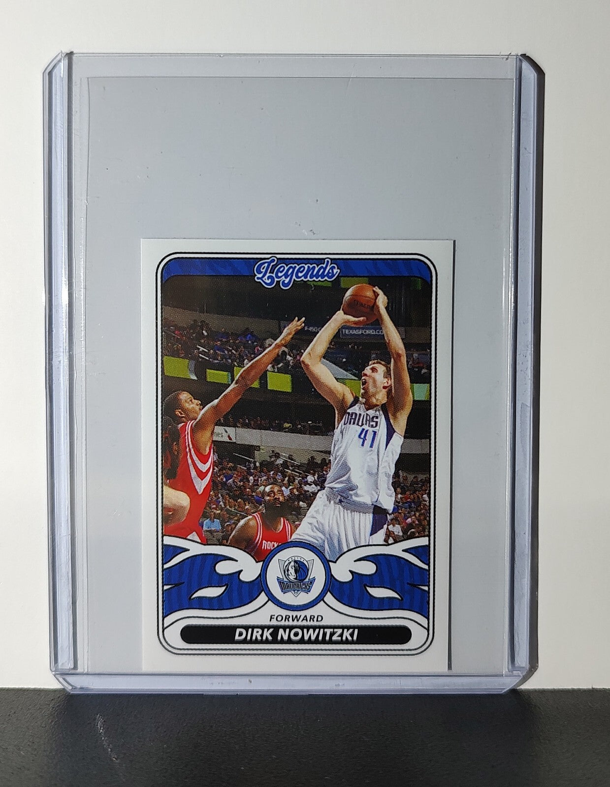 Dirk Nowitzki Legends 2024-25 Panini NBA #500 Sticker Card Dallas Mavericks
