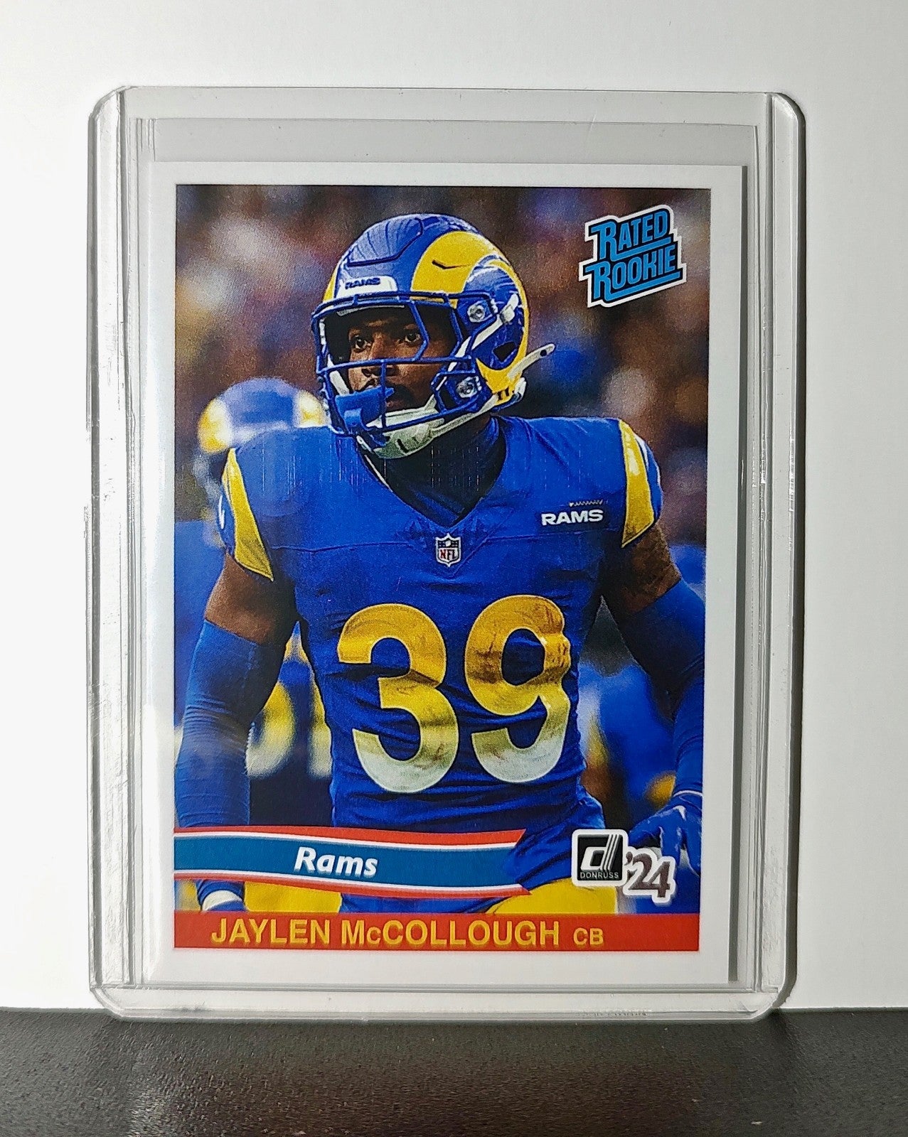 Jaylen McCollough Rookie 2024 Panini Rated Rookie Retro NFL #38 Packers 1 of 890