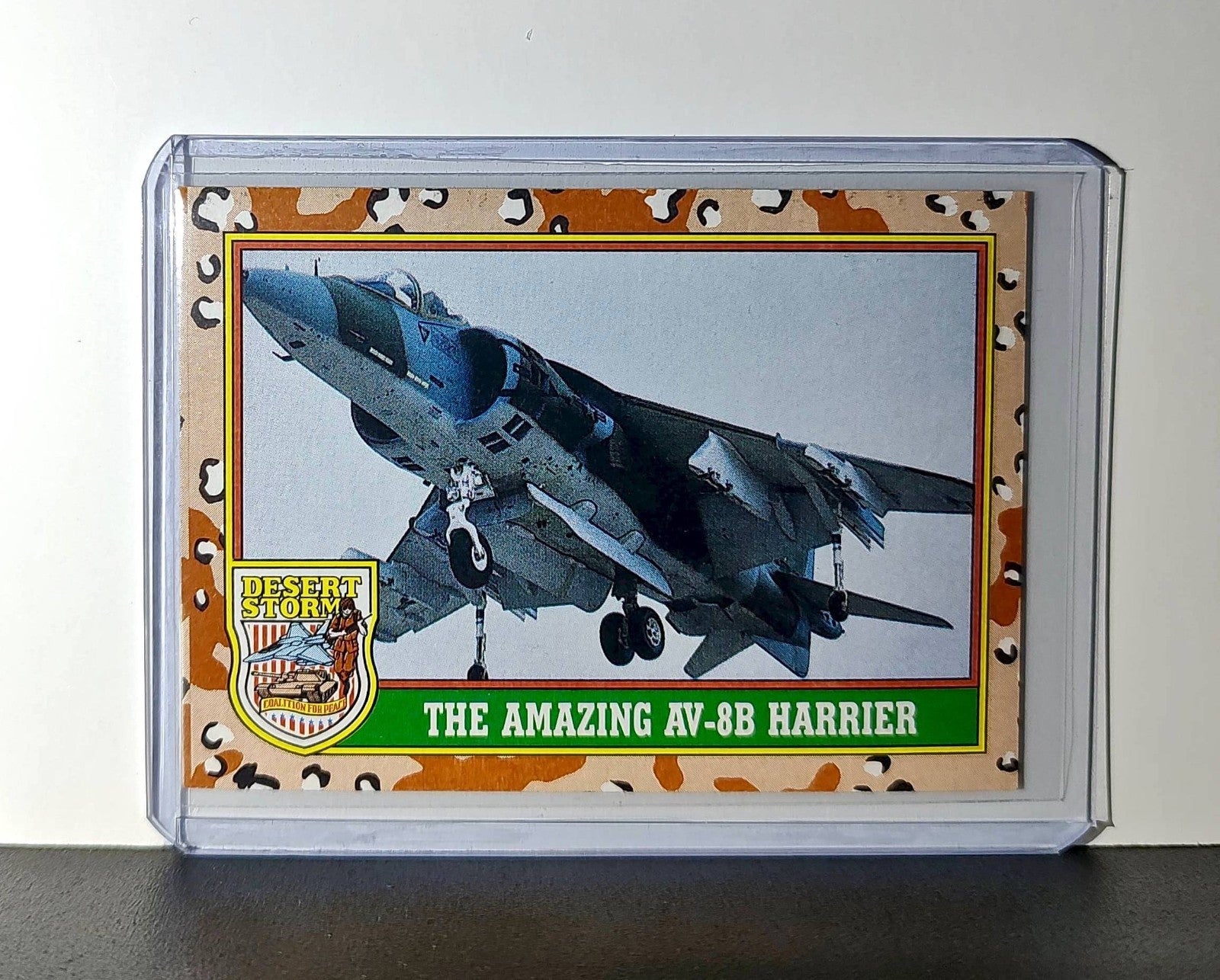 The Amazing AV-8B Harrier 1991 Topps Desert Storm #32 Card