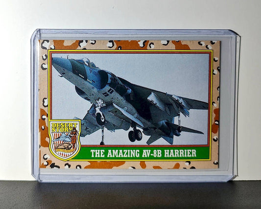 The Amazing AV-8B Harrier 1991 Topps Desert Storm #32 Card