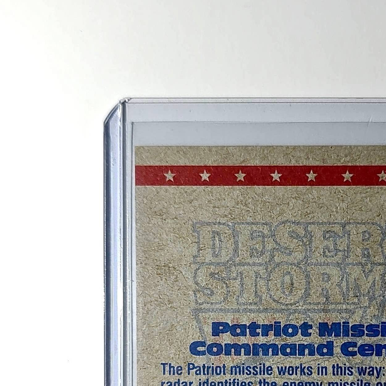 Patriot Missile Command 1991 Topps Desert Storm #77 Card