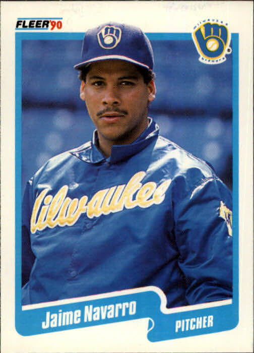 1990 Jaime Navarro Fleer Baseball Card #331