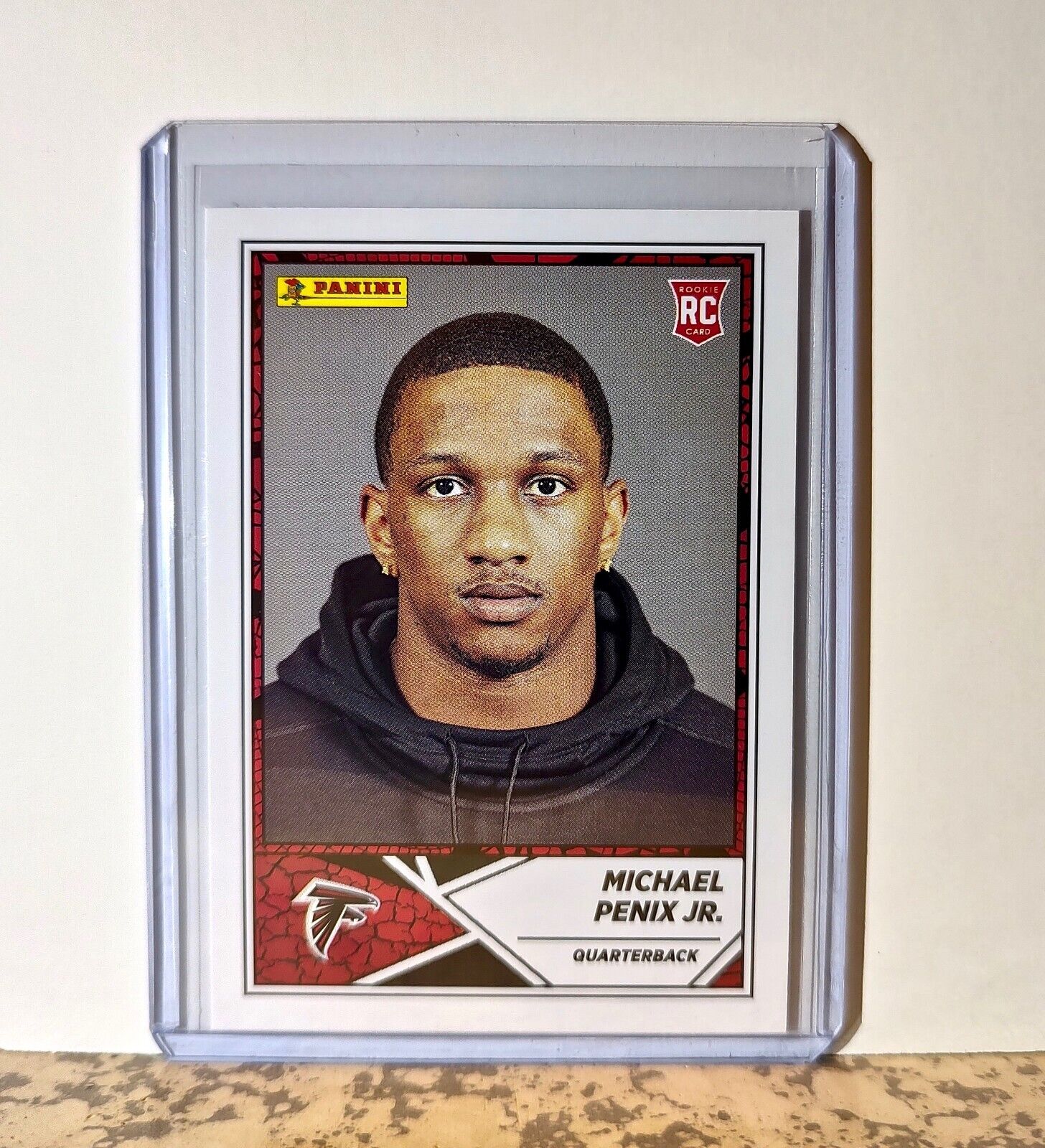 Michael Penix Jr. 2024 Panini NFL #76 Rookie Sticker Card Atlanta Falcons