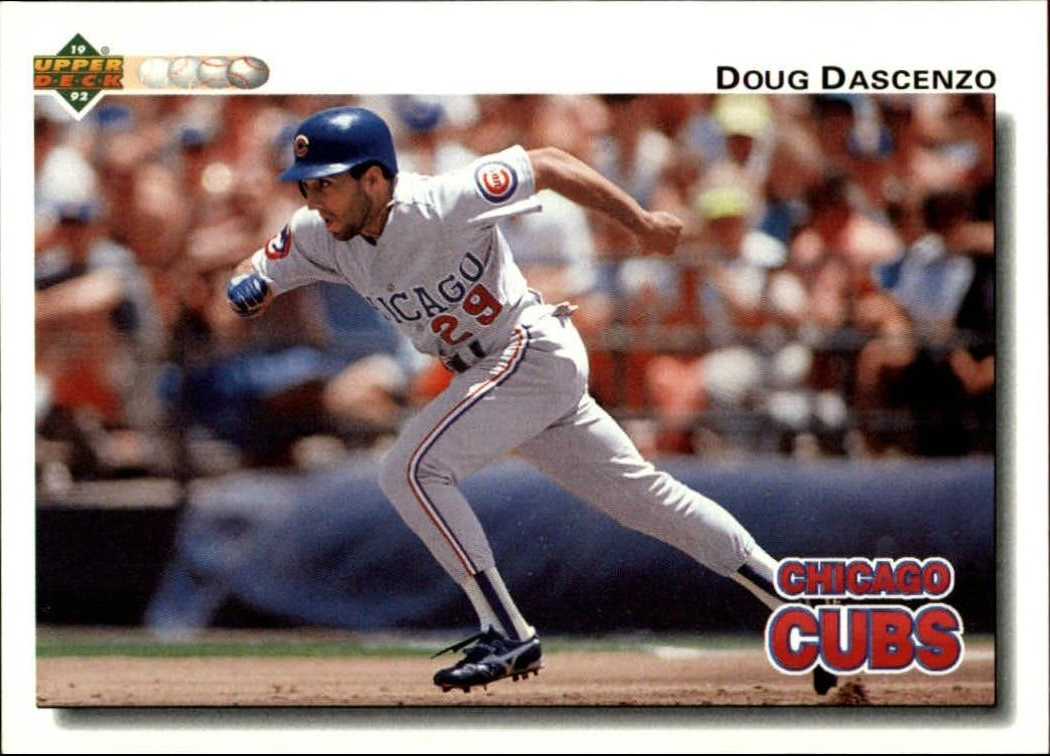 Doug Dascenzo 1992 Upper Deck MLB #239 Baseball Card Chicago Cubs