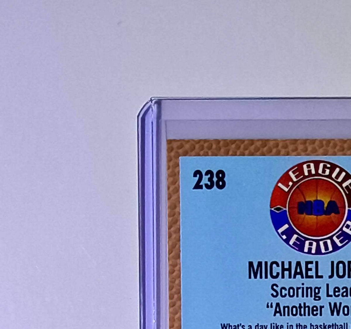 Michael Jordan 1992-93 Fleer League Leader #238 Basketball Card Chicago Bulls