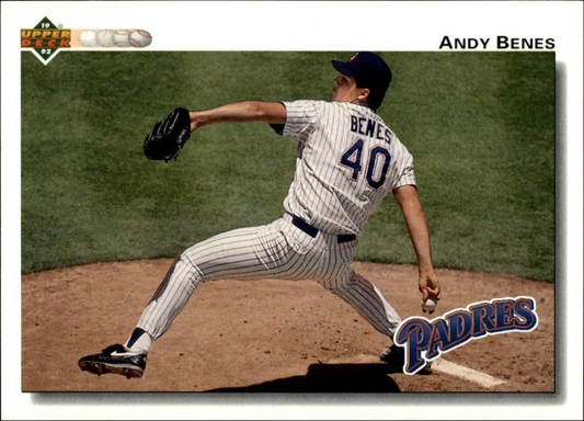 Andy Benes 1992 Upper Deck MLB #323 Baseball Card San Diego Padres