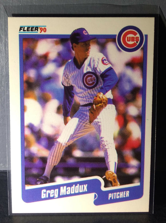 1990 Greg Maddux Fleer Baseball Card #37