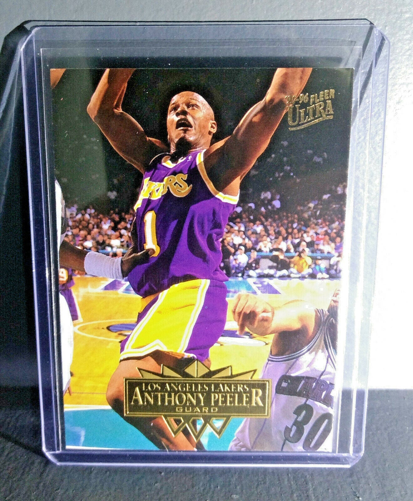 1995-96 Anthony Peeler Fleer Ultra #90 Basketball Card