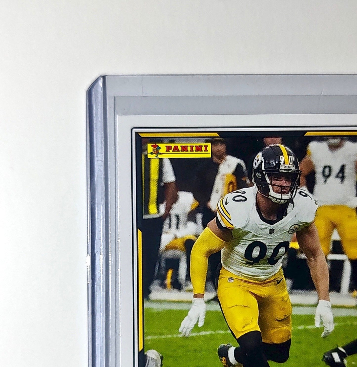 T.J. Watt 2025 Panini NFL #53 Sticker Card Pittsburgh Steelers