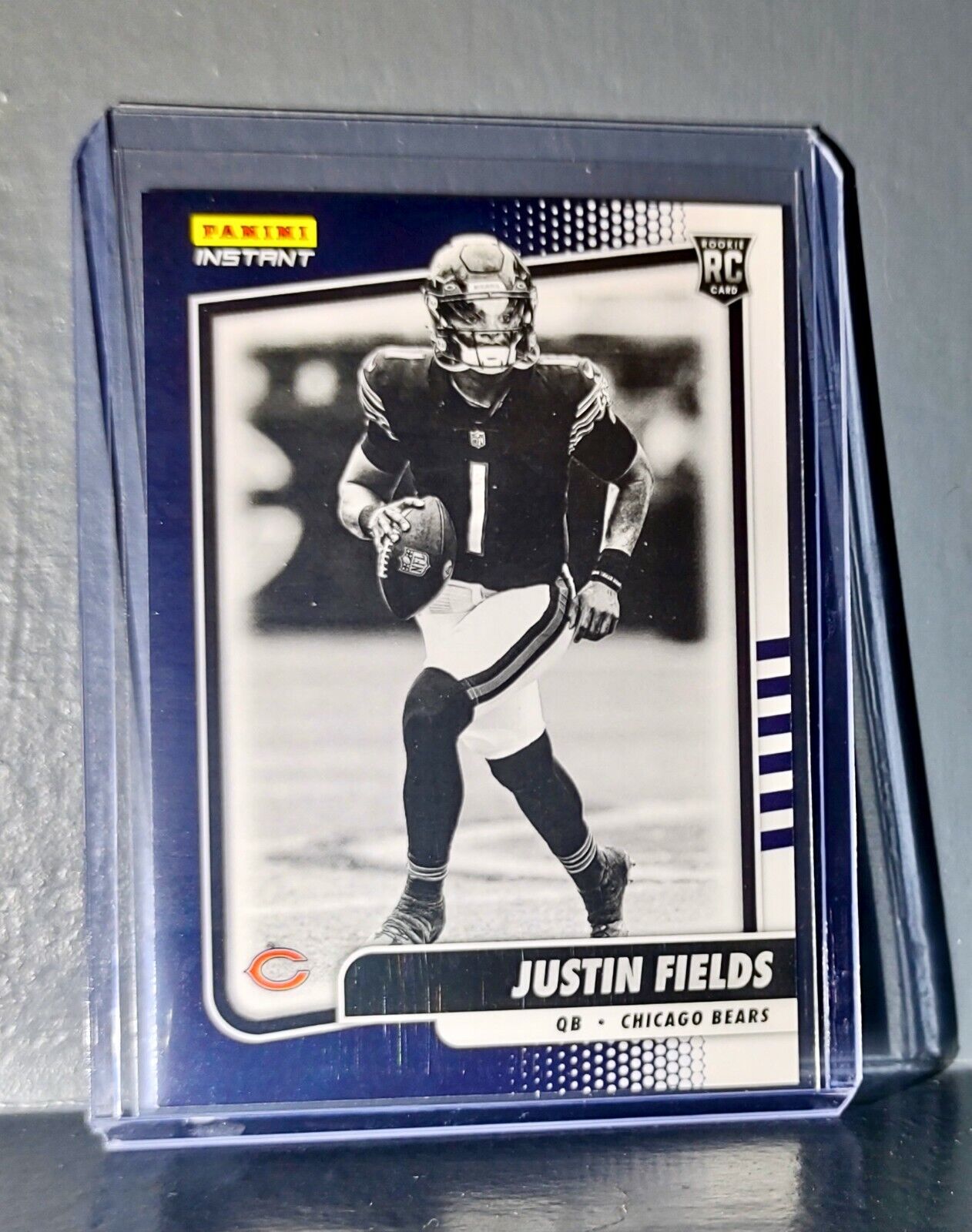 Justin Fields 2021 Panini NFL Black and White Rookies #8 Card 1/2728