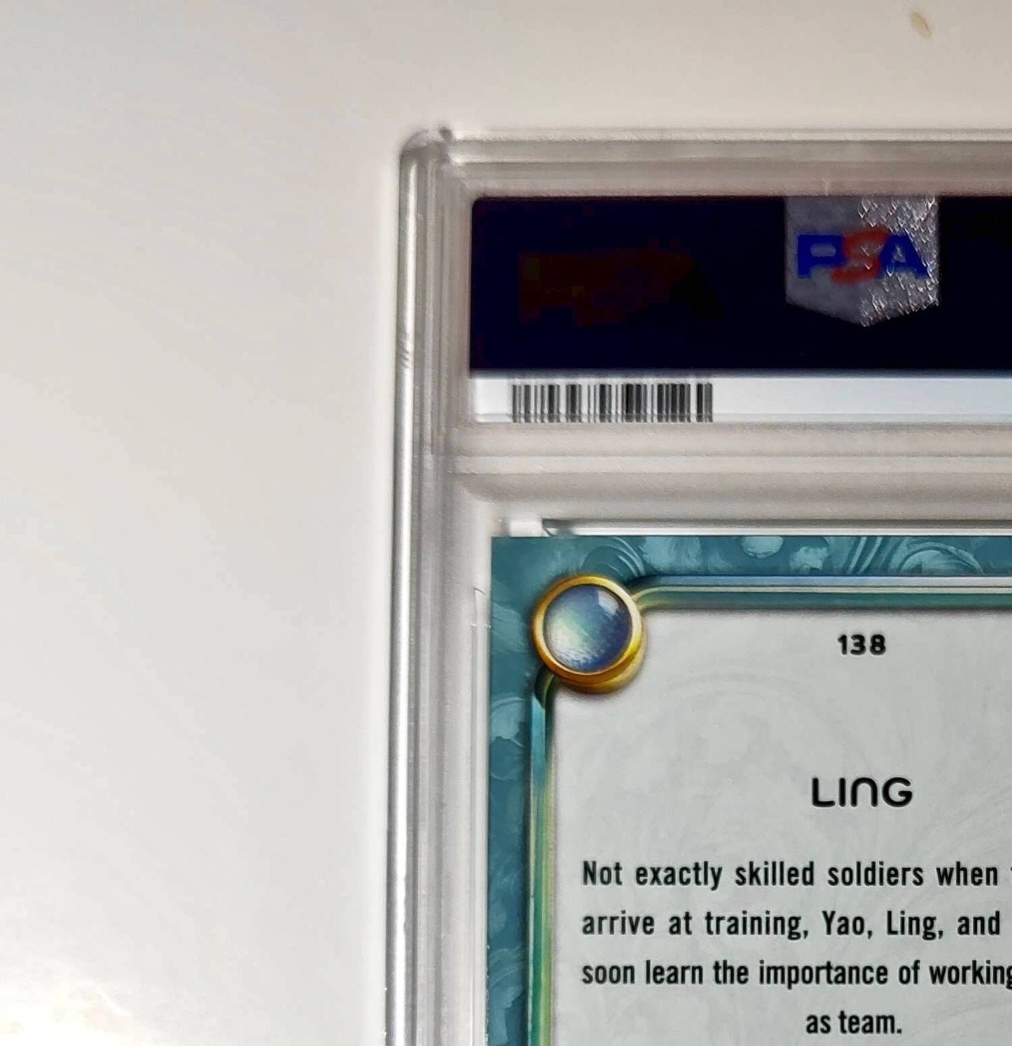 Ling 2025 Topps Disney Wonder #138 Diamond Card Mulan PSA 6