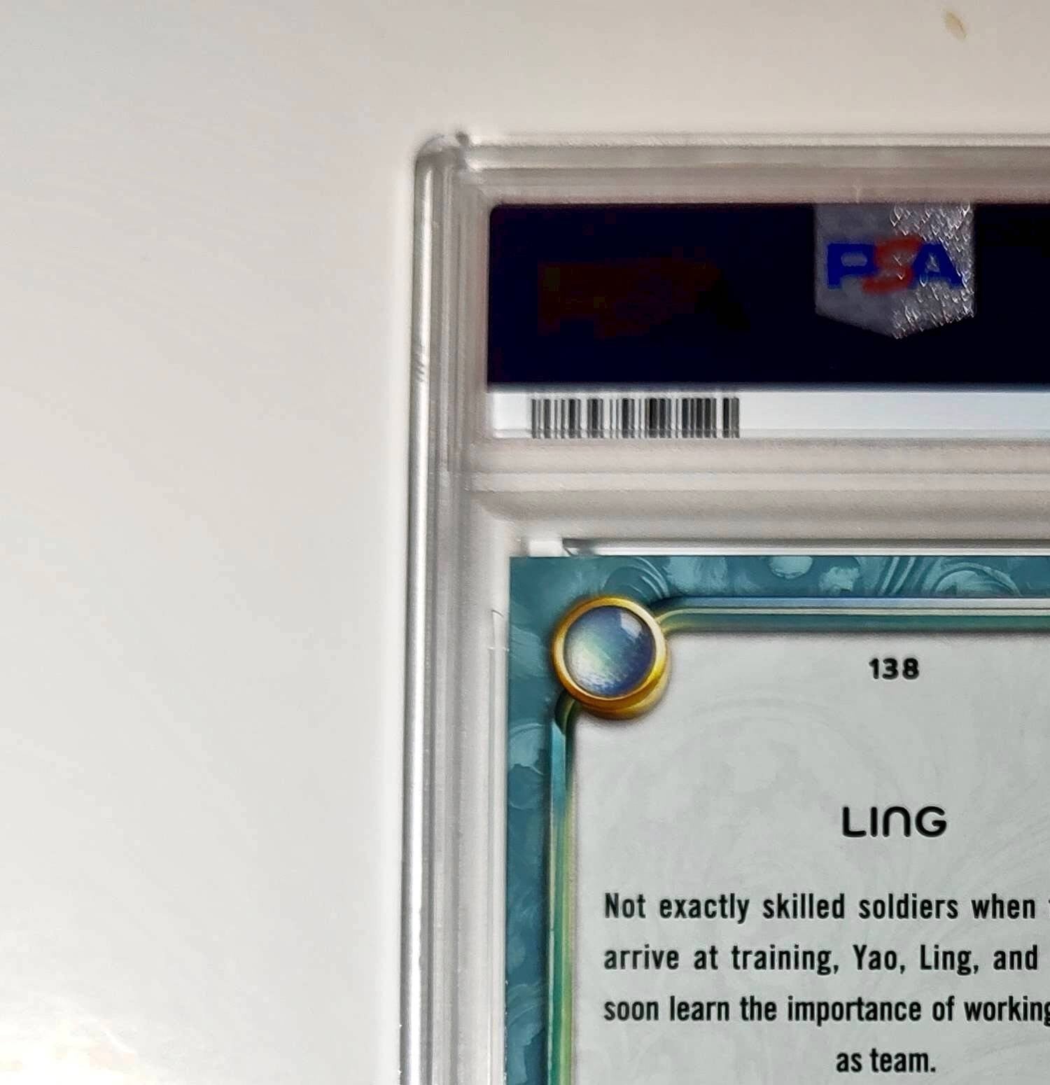 Ling 2025 Topps Disney Wonder #138 Diamond Card Mulan PSA 6