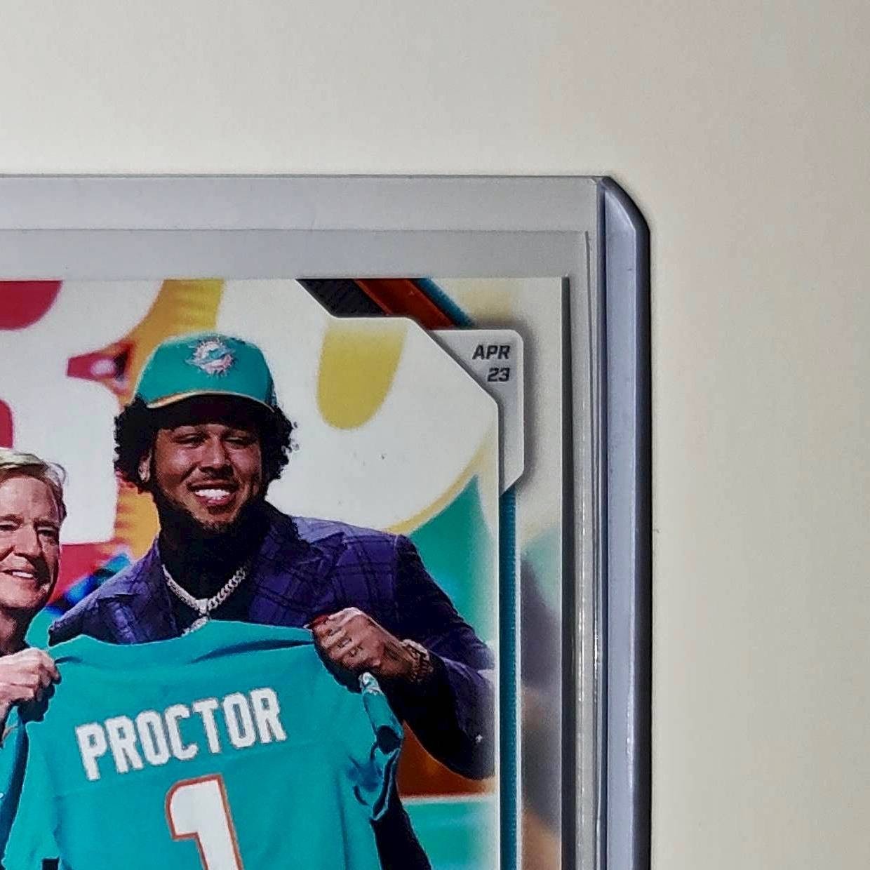 Kadyn Proctor Rookie 2026 Topps Now Draft Night #KPRO Card Miami Dolphins
