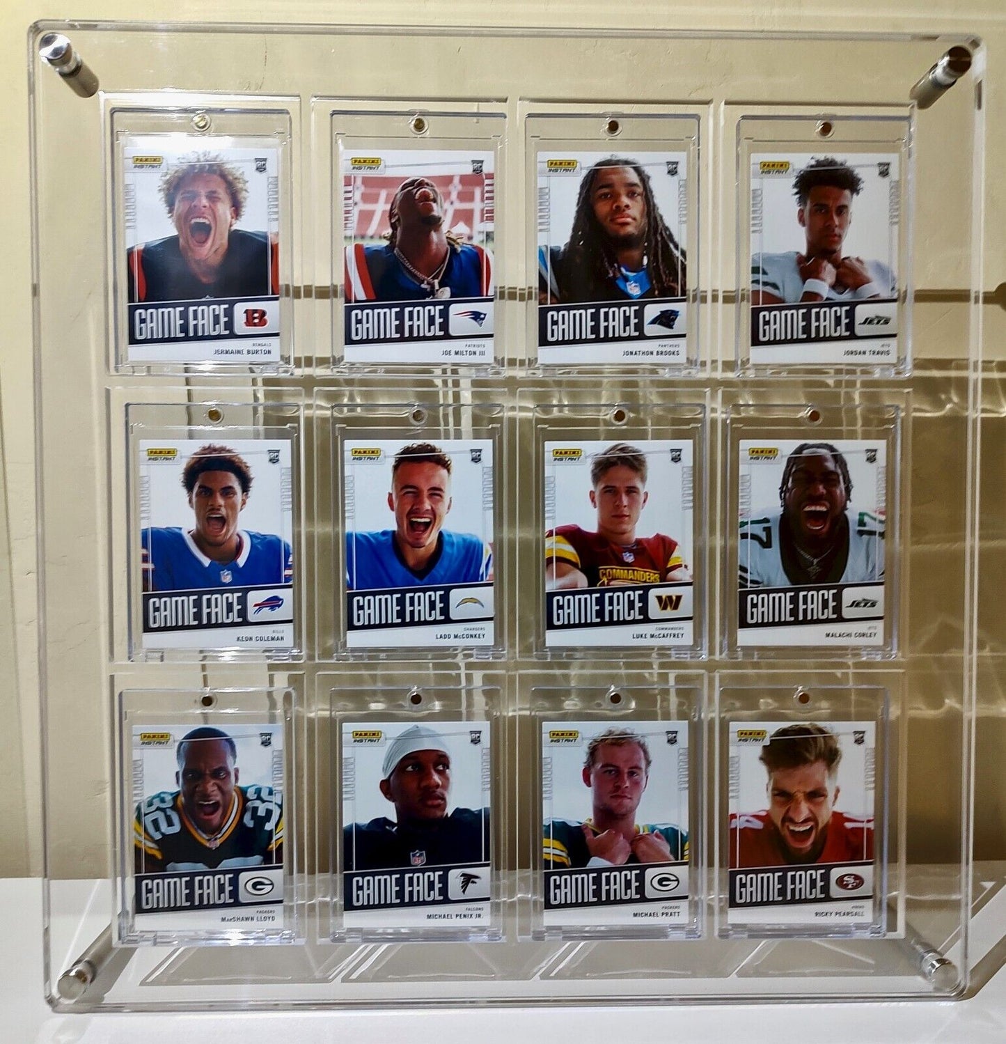 2024 Panini NFL Game Face Complete 36 Card Rookie Card Set 1/331 & Displays