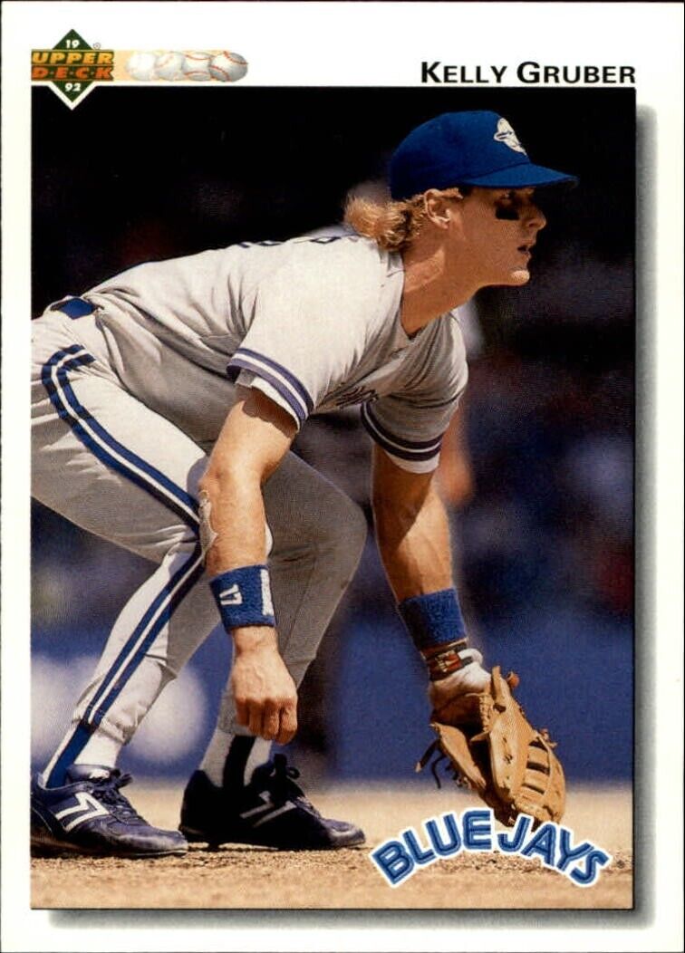 Kelly Gruber 1992 Upper Deck MLB #324 Baseball Card Toronto Blue Jays
